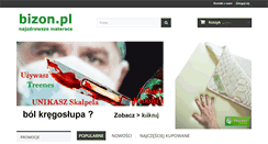 Desktop Screenshot of bizon.pl